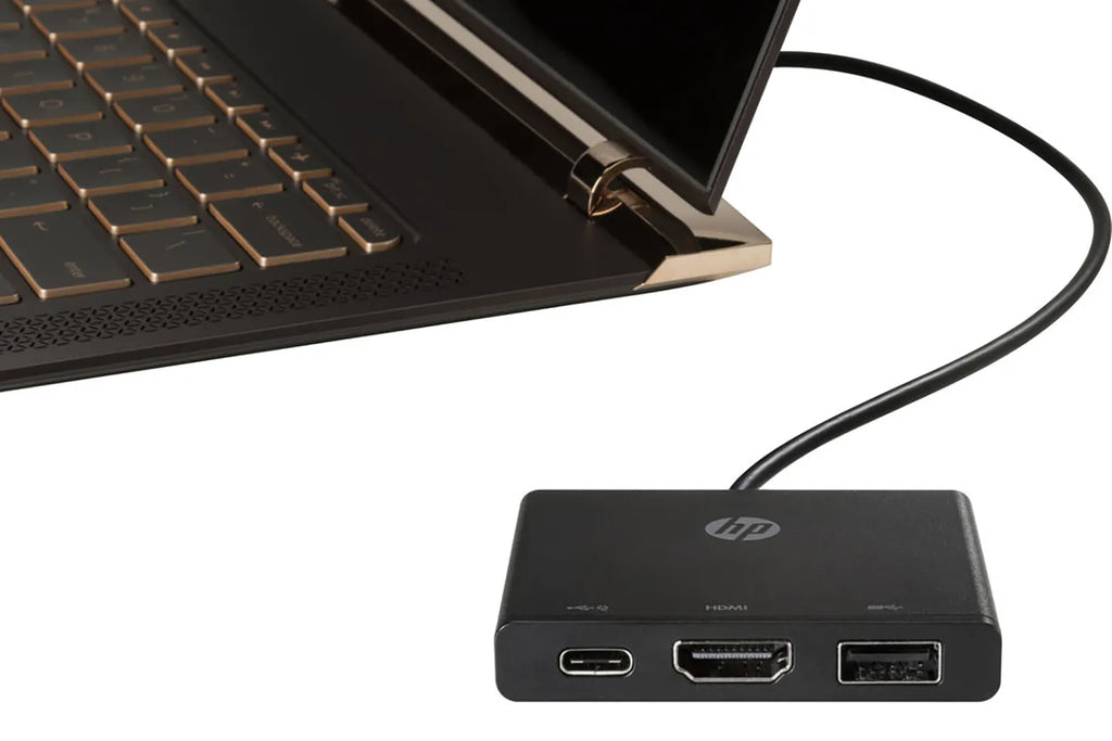 Original HP USB-C to Multi-Port Hub, external HDMI, USB-C, USB 3.0, 1BG94AA, 918965-001, 919666-001