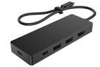 HP G3 Portable USB-C Travel Hub 10G HDMI 2.0 4K 60Hz Supports Full-Featured USB-C Phones, Tablets, and Laptops