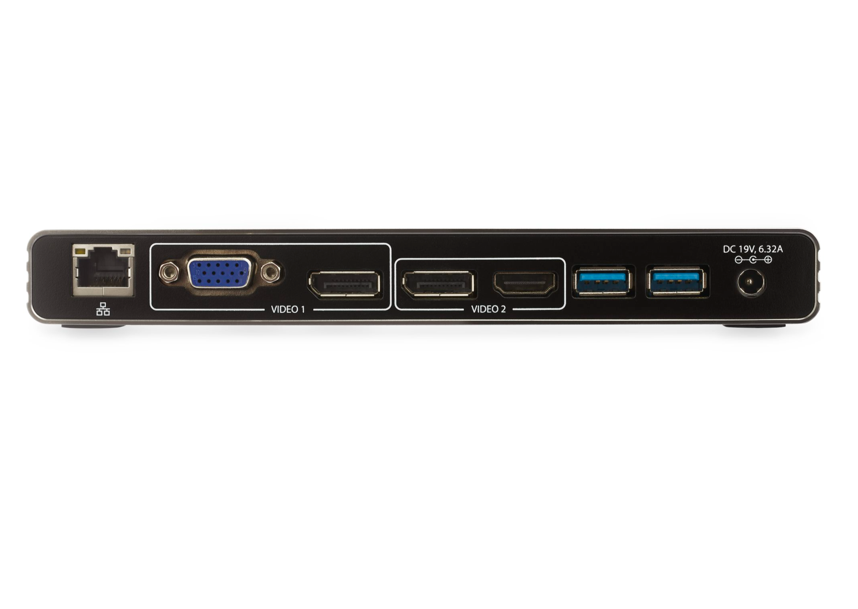 Startech TB3DK2DHV 85W PD Powered Dual 4K Network Card Multi-Port Mac/Win Thunderbolt3 Expansion Dock