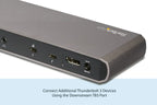 TB3DK2DPPD Thunderbolt 3 Dock, Dual Monitor 4K 60Hz TB3 Laptop Docking Station, DisplayPort, 85W PD