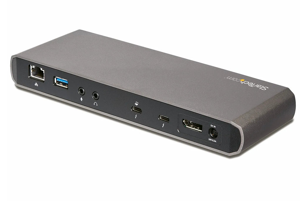 TB3DK2DPPD Thunderbolt 3 Dock, Dual Monitor 4K 60Hz TB3 Laptop Docking Station, DisplayPort, 85W PD