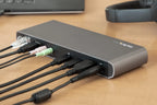 TB3DK2DPPD Thunderbolt 3 Dock, Dual Monitor 4K 60Hz TB3 Laptop Docking Station, DisplayPort, 85W PD