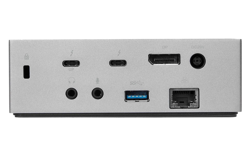 Targus Dock220 Thunderbolt 3 Docking Station, Dual 4K Ultra HD 60Hz Monitor Type-C Hub, Plug & Play for macOS Windows Linux