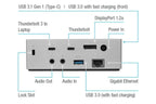 Targus Dock220 Thunderbolt 3 Docking Station, Dual 4K Ultra HD 60Hz Monitor Type-C Hub, Plug & Play for macOS Windows Linux