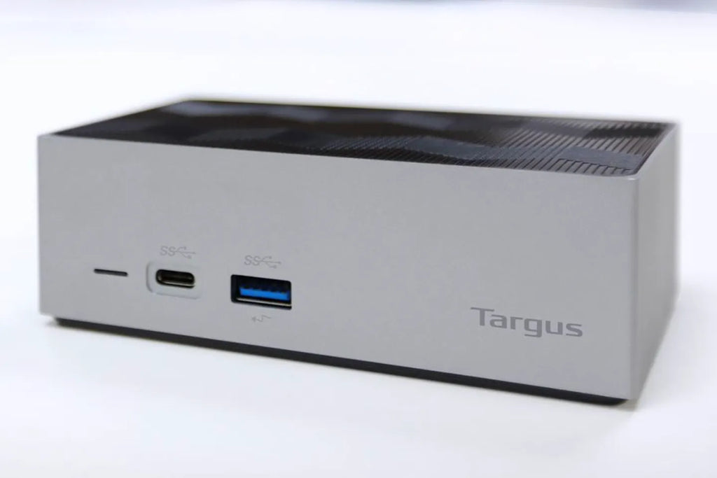 Targus Dock220 Thunderbolt 3 Docking Station, Dual 4K Ultra HD 60Hz Monitor Type-C Hub, Plug & Play for macOS Windows Linux