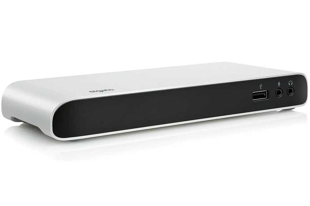 Elgato Thunderbolt 3 Dock, 40GB/s high-speed expansion dock, dual 4K support, 2 Thunderbolt 3 ports, aluminum alloy base.
