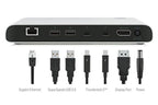Elgato Thunderbolt 3 Dock, 40GB/s high-speed expansion dock, dual 4K support, 2 Thunderbolt 3 ports, aluminum alloy base.