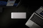 Elgato Thunderbolt 3 Dock, 40GB/s high-speed expansion dock, dual 4K support, 2 Thunderbolt 3 ports, aluminum alloy base.