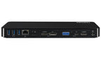 Toshiba PA5281U-1PRP Thunderbolt 3 Docking Station - Black 2x HDMI, 1x DisplayPort, 1x Mini DisplayPort, 1x VGA , 2 x Type-C ports, 1 x Ethernet , DC-IN