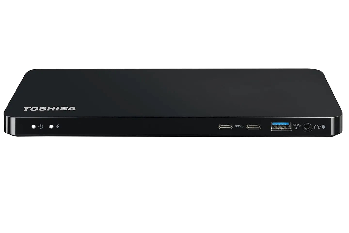 Toshiba PA5281U-1PRP Thunderbolt 3 Docking Station - Black 2x HDMI, 1x DisplayPort, 1x Mini DisplayPort, 1x VGA , 2 x Type-C ports, 1 x Ethernet , DC-IN