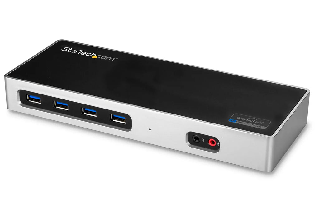 StarTehc DK30A2DH displaylink Dual Monitor 4K 60Hz&nbsp; 6x USB Type-A, GbE Mac/Windows