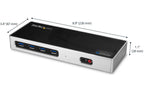 StarTehc DK30A2DH displaylink Dual Monitor 4K 60Hz&nbsp; 6x USB Type-A, GbE Mac/Windows