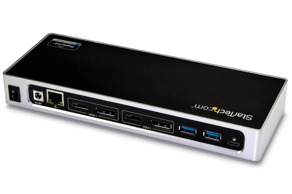 StarTehc DK30A2DH displaylink Dual Monitor 4K 60Hz&nbsp; 6x USB Type-A, GbE Mac/Windows