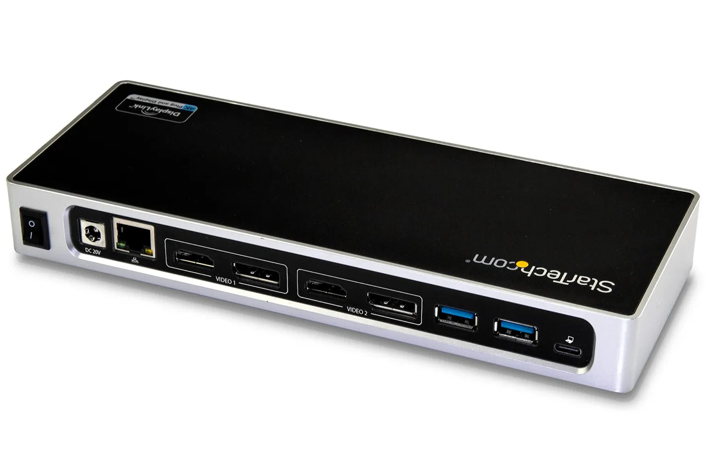 StarTehc DK30A2DH displaylink Dual Monitor 4K 60Hz&nbsp; 6x USB Type-A, GbE Mac/Windows