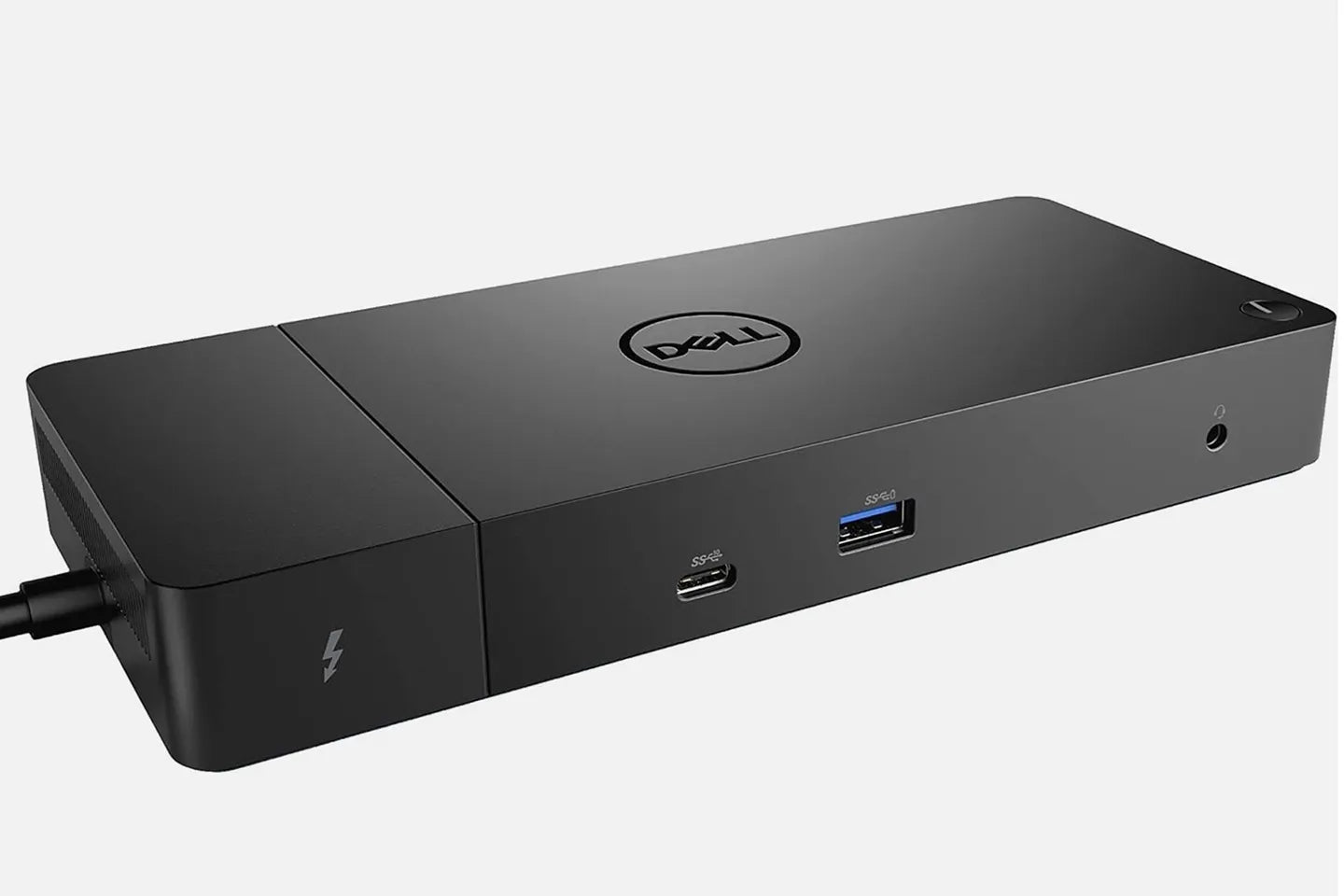 Dell WD19TB/WD19TBS Thunderbolt 3 Dock (supports 130W power output), equipped with USB-C, HDMI and dual DisplayPort ports
