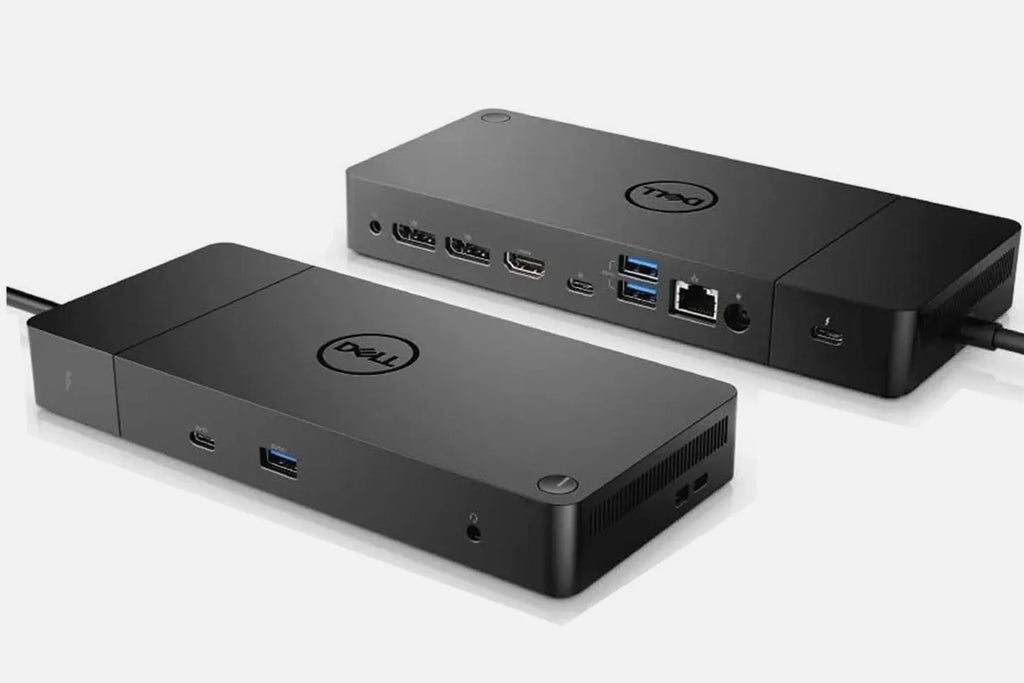 Dell WD19TB/WD19TBS Thunderbolt 3 Dock (supports 130W power output), equipped with USB-C, HDMI and dual DisplayPort ports