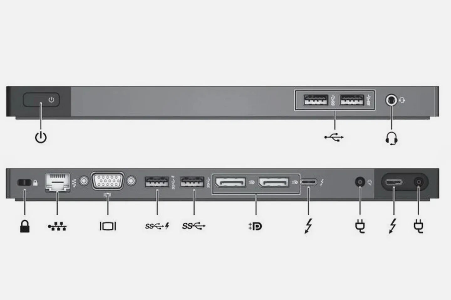 HP Elite Thunderbolt 3 Dock/HP ZBook HSTNN-CX01 Expansion Dock 90W/150W/200W