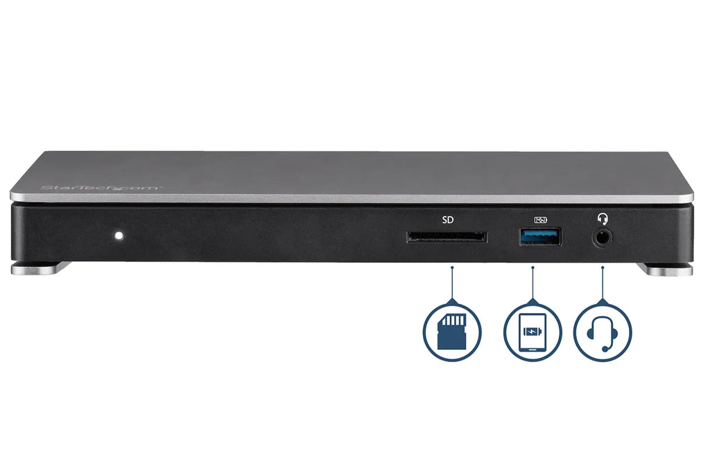 StarTech TB3DOCK2DPPD Thunderbolt 3 Dock - Dual Monitor 4K 60Hz with DisplayPort - 85W Power