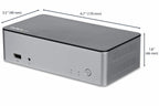 StarTech MST30C2HDPPD Dual-Monitor USB-C Dock for Windows® - 2.5” SATA SSD/HDD Bay