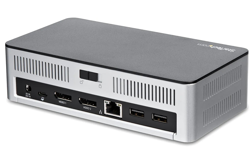 StarTech MST30C2HDPPD Dual-Monitor USB-C Dock for Windows® - 2.5” SATA SSD/HDD Bay