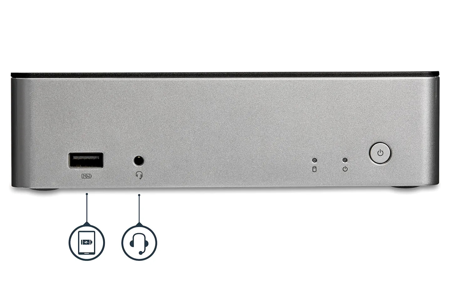 StarTech MST30C2HDPPD Dual-Monitor USB-C Dock for Windows® - 2.5” SATA SSD/HDD Bay