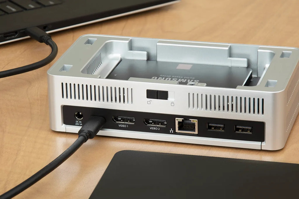 StarTech MST30C2HDPPD Dual-Monitor USB-C Dock for Windows® - 2.5” SATA SSD/HDD Bay
