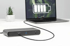 Plugable TBT3-UDC1 Thunderbolt™ and USB-C Dual Display Docking Station with 60W Host Charging