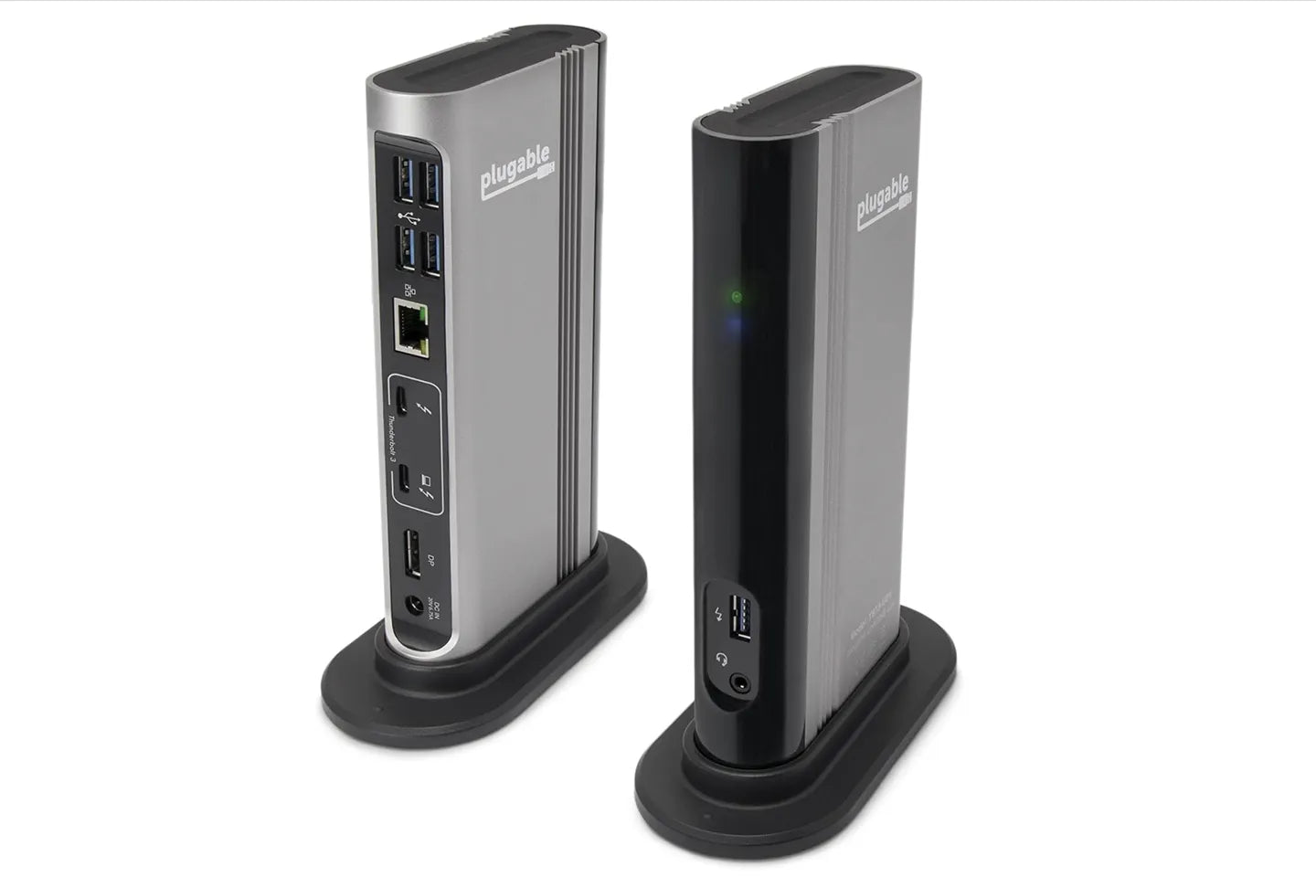 Plugable TBT3-UDV  Thunderbolt™ 3 Dock 40G  with 60W Ethernet, 5 USB 3.0 Ports  Host Charging