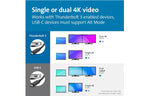 Kensington SD5500T and SD5550T Thunderbolt™ 3 Dual 4K Hybrid Docking Station - 60W PD – Windows/macOS