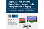 Kensington SD5500T and SD5550T Thunderbolt™ 3 Dual 4K Hybrid Docking Station - 60W PD – Windows/macOS