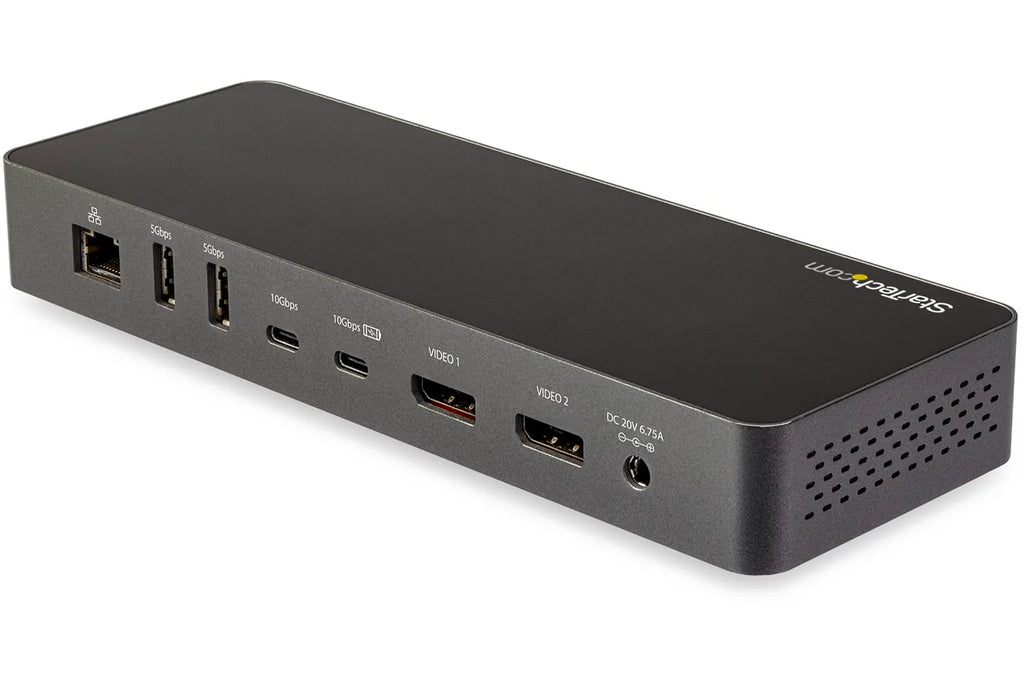 StarTech TB3CDK2DP Thunderbolt™ 3 Dock Dual Monitor 4K60Hz Docking Station 60W PD 5x USB Hub Gen2 10Gbps