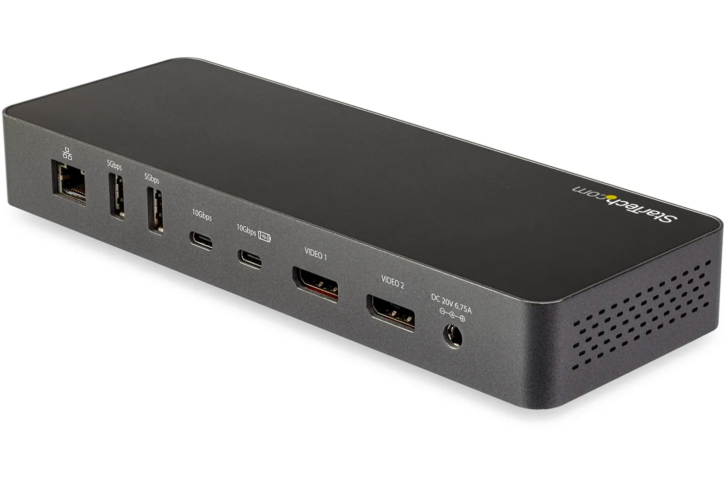 StarTech TB3CDK2DP Thunderbolt™ 3 Dock Dual Monitor 4K60Hz Docking Station 60W PD 5x USB Hub Gen2 10Gbps