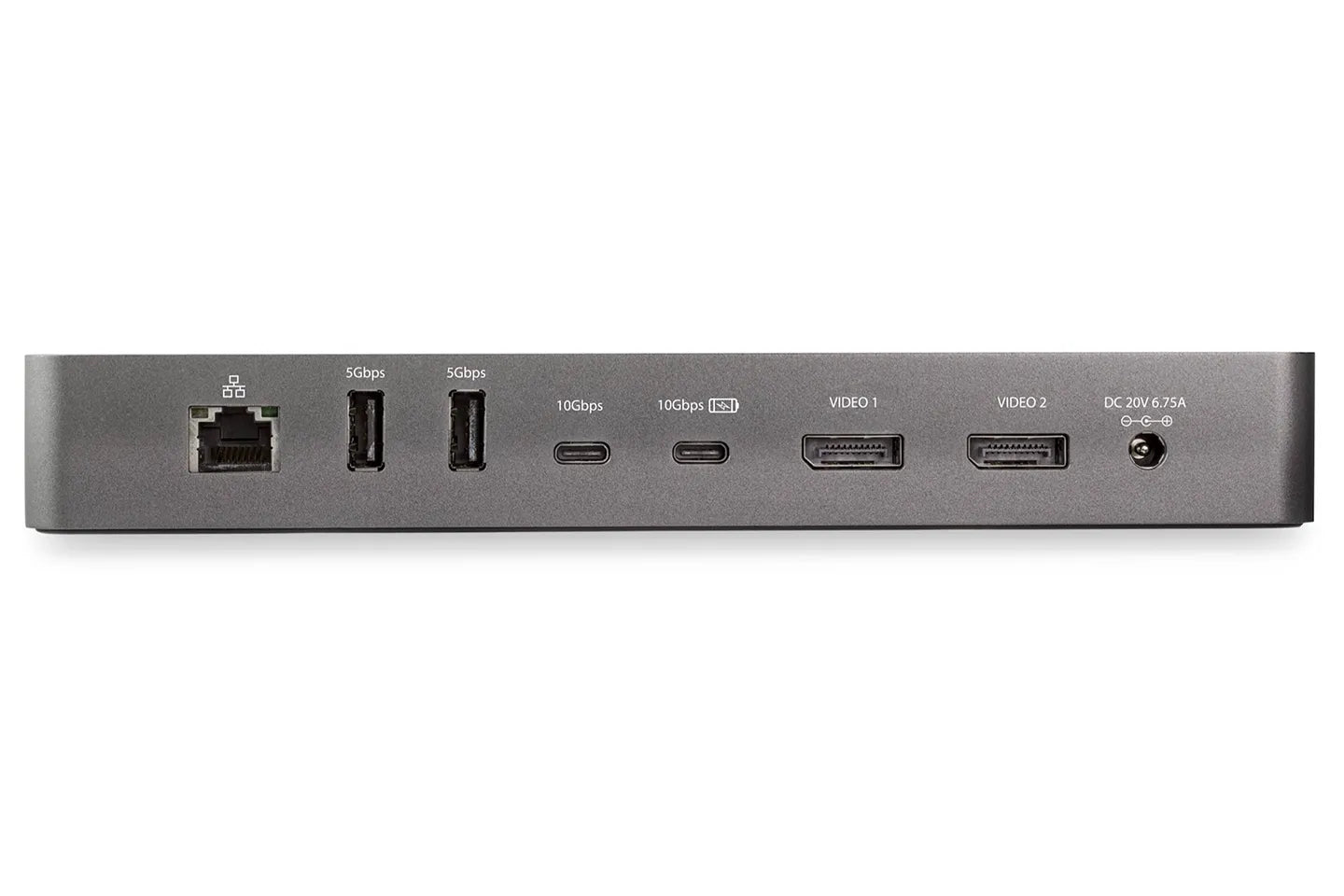 StarTech TB3CDK2DP Thunderbolt™ 3 Dock Dual Monitor 4K60Hz Docking Station 60W PD 5x USB Hub Gen2 10Gbps