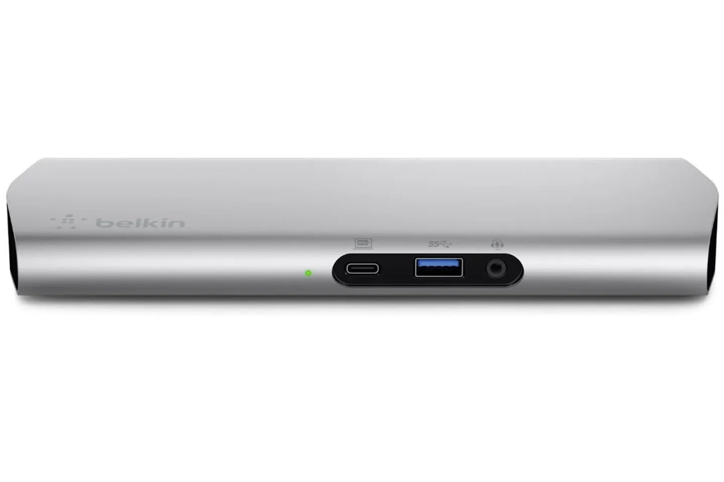 Belkin Express Dock HD F4U093 Full-Featured USB-C Dock with PD 60W Power, USB 3.0, HDMI, 3.5mm, Gigabit Ethernet.