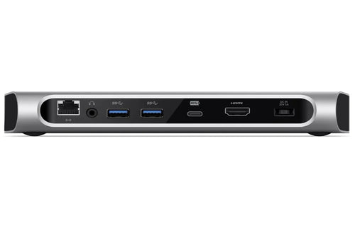 Belkin Express Dock HD F4U093 Full-Featured USB-C Dock with PD 60W Power, USB 3.0, HDMI, 3.5mm, Gigabit Ethernet.
