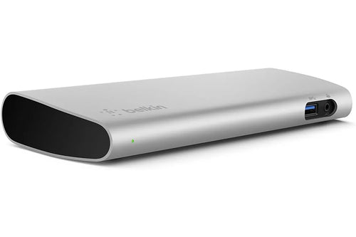 Belkin F4U095 Thunderbolt 3 Dock (Designed for MacBook Pro, 40 Gbps, 85W power, dual 4K 60Hz)