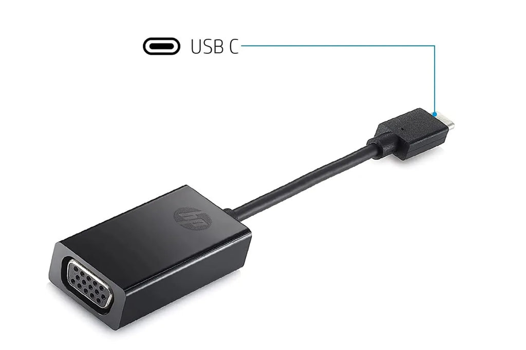 HP USB-C (Thunderbolt 3) to VGA Adapter | N9K76AA | 831117-001, 831751-001