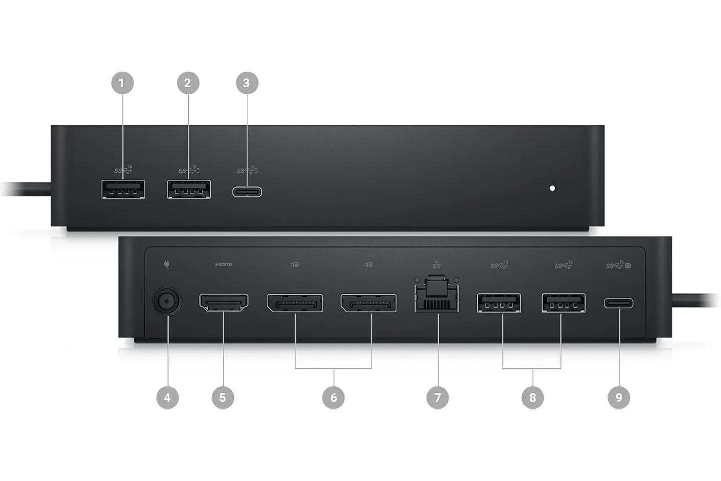Dell UD22 docking station  four 4K displays, 10G Gen 2 speeds, and is compatible with macOS and Windows.