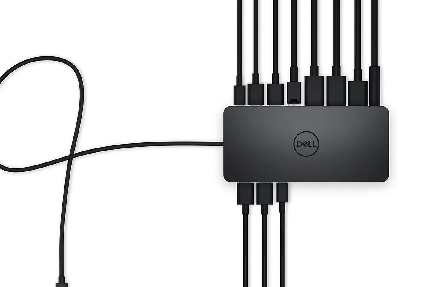Dell UD22 docking station  four 4K displays, 10G Gen 2 speeds, and is compatible with macOS and Windows.