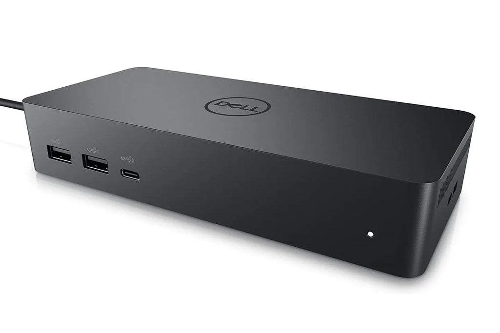 Dell UD22 docking station  four 4K displays, 10G Gen 2 speeds, and is compatible with macOS and Windows.