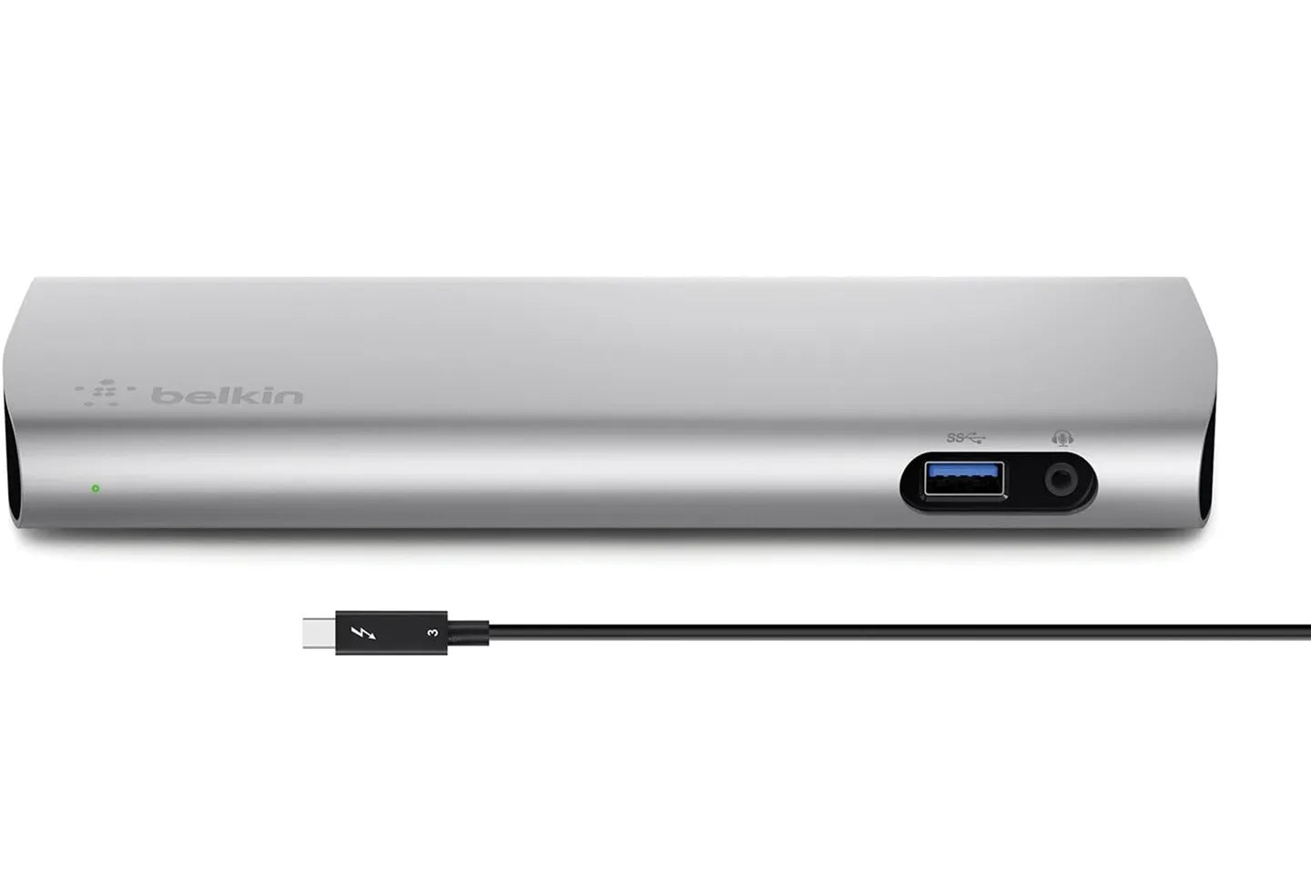 Belkin F4U095 Thunderbolt 3 Dock (Designed for MacBook Pro, 40 Gbps, 85W power, dual 4K 60Hz)