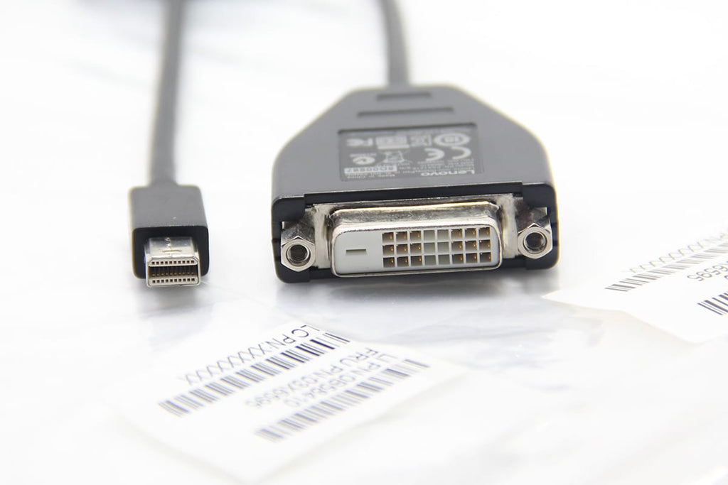 Lenovo ThinkStation Mini DisplayPort DP to Single link DVI-D Cable Adapter 03X6595 PS8121E 0B58410