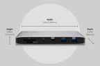 Kensington SD2480T Thunderbolt™ 3 and USB-C Dual-Port 4K Multi-Function Nano Dock  Windows/macOS