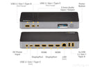 StarTech DK30C2DPPD Universal Laptop Docking Station  60W PD, Mac / Windows / Chrome OS, 4x USB 5Gbps Hub, GbE