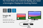 Kensington SD2480T Thunderbolt™ 3 and USB-C Dual-Port 4K Multi-Function Nano Dock  Windows/macOS
