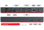 Thinkpad workstation Thunderbolt 3 expansion dock 40AN DK1841 Dock, external expansion for 4K multi-screen
