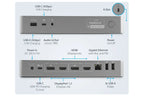 StarTech DK30C2DPPD Universal Laptop Docking Station  60W PD, Mac / Windows / Chrome OS, 4x USB 5Gbps Hub, GbE