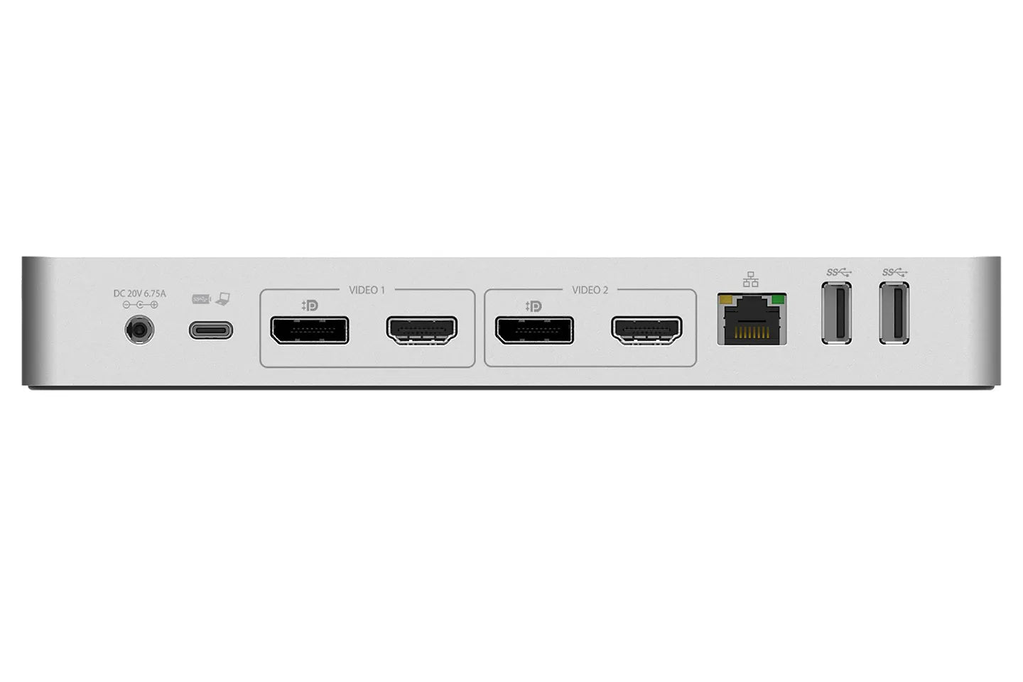 StarTech DK30C2DPPD Universal Laptop Docking Station  60W PD, Mac / Windows / Chrome OS, 4x USB 5Gbps Hub, GbE